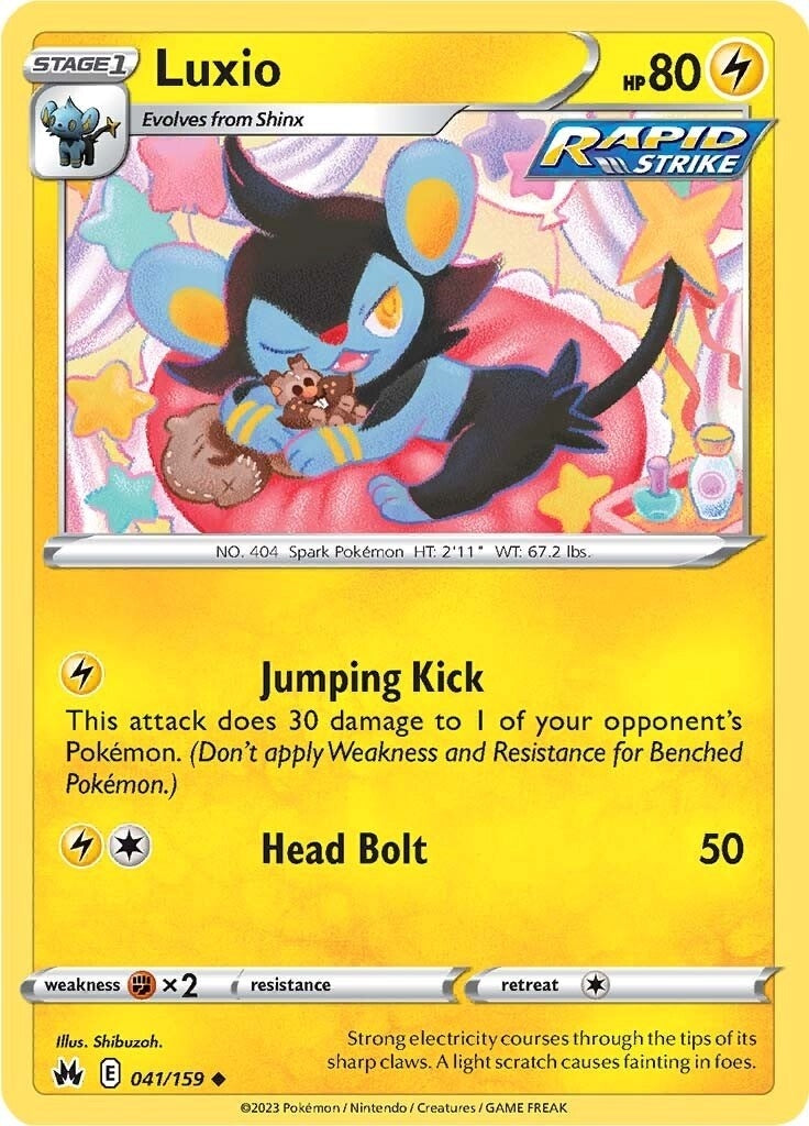 Image for Luxio (41) (041/159) (SWSH: Crown Zenith) - Pokemon