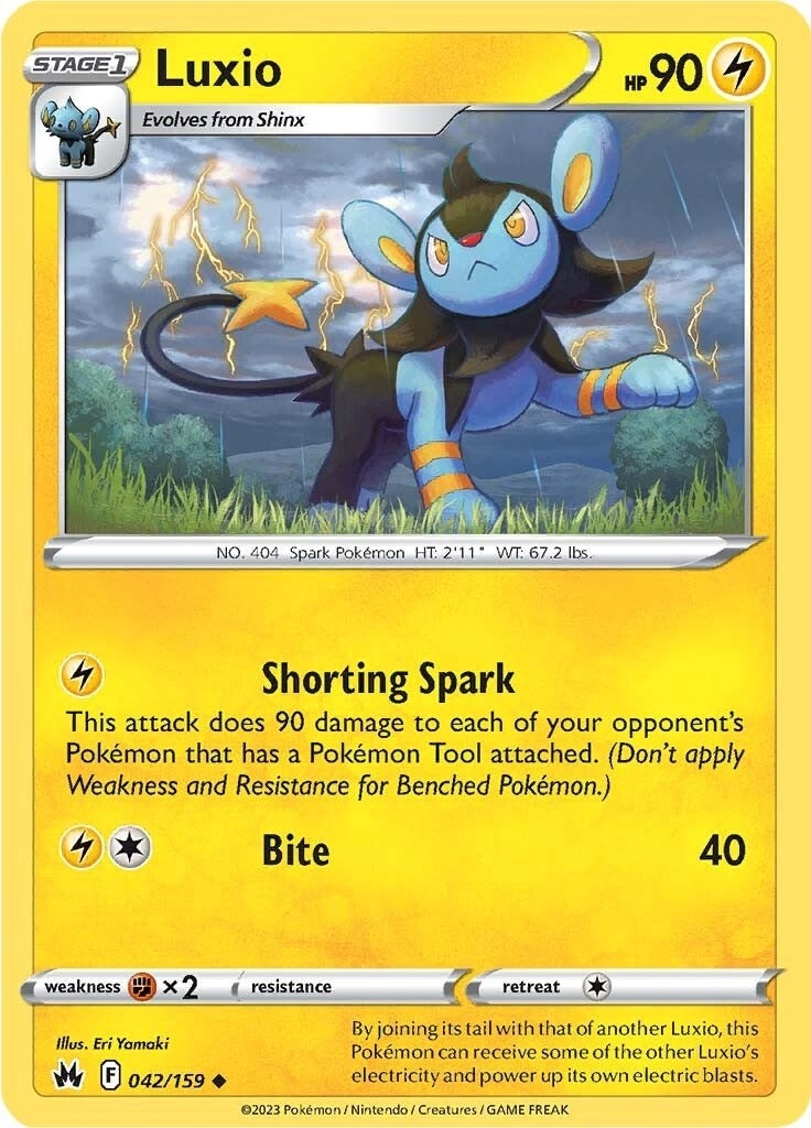 Image for Luxio (42) (042/159) (SWSH: Crown Zenith) - Pokemon