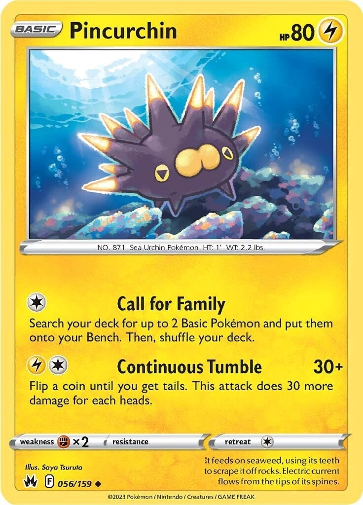 Image for Pincurchin (056/159) (SWSH: Crown Zenith) - Pokemon