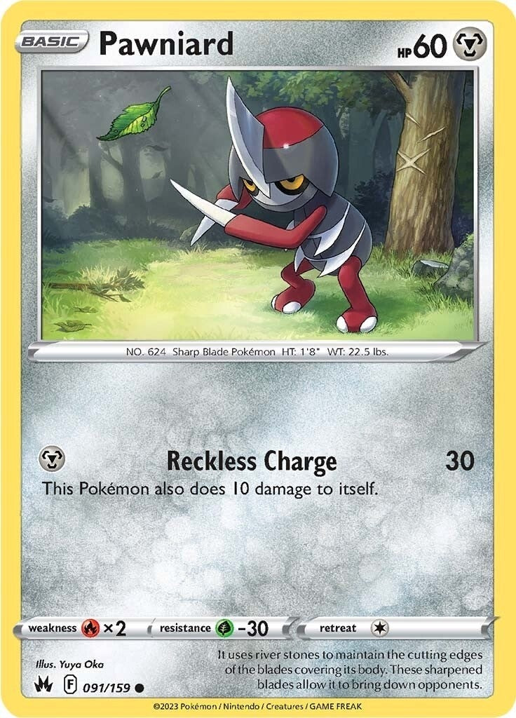 Image for Pawniard (91) (091/159) (SWSH: Crown Zenith) - Pokemon