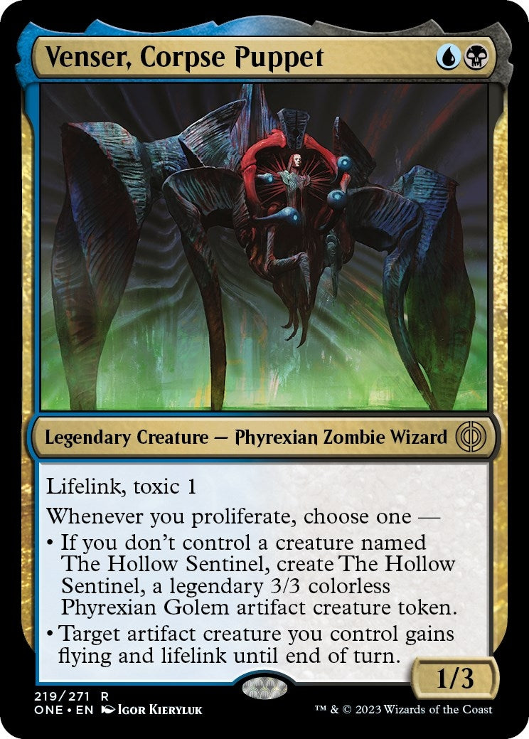Venser, Corpse Puppet (219) (Phyrexia: All Will Be One)