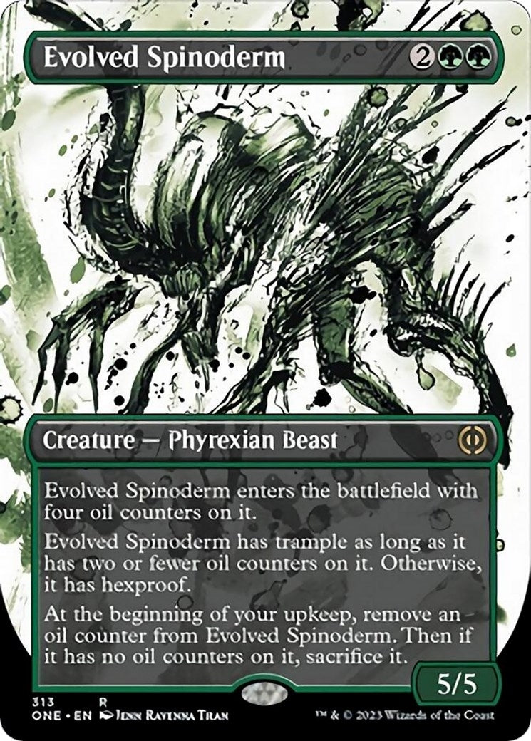 Evolved Spinoderm (Showcase) (313) (Phyrexia: All Will Be One)