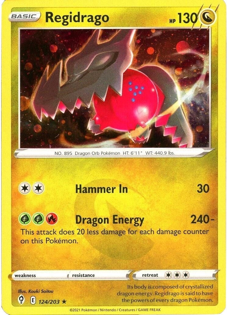 Image for Regidrago - 124/203 (Cosmos Holo) (124/203) (Miscellaneous Cards & Products) (MCAP) - Pokemon