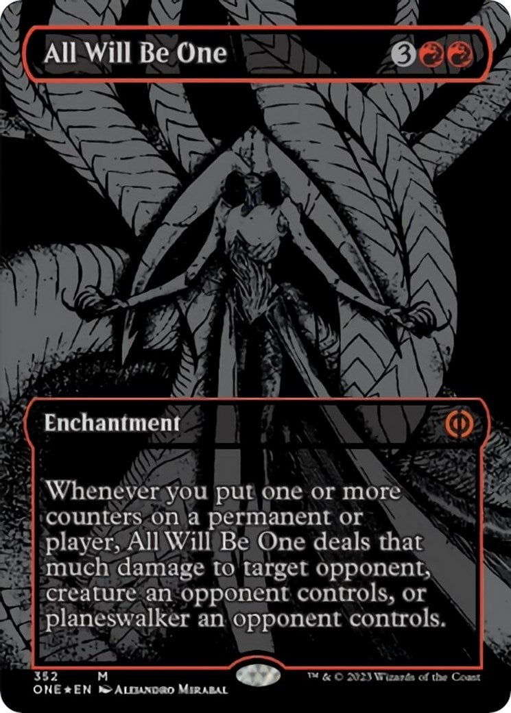 All Will Be One (Oil Slick Raised Foil) (352) (Phyrexia: All Will Be One)