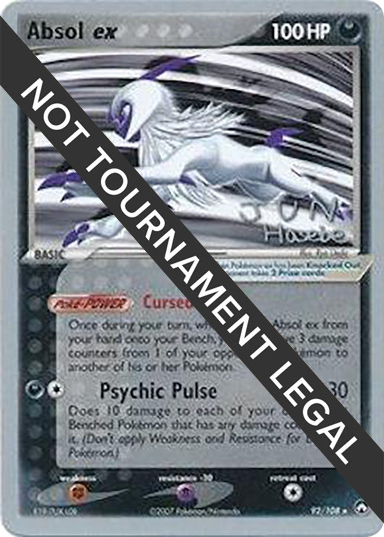 Image for Absol ex - 2007 (Jun Hasebe) (92/108) (World Championship Decks) (WCD) - Pokemon