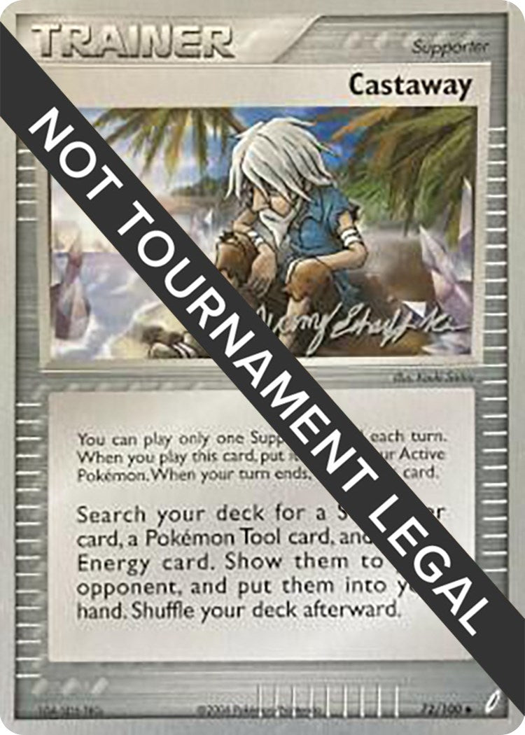 Image for Castaway - 2007 (Jeremy Scharff-Kim) (72/100) (World Championship Decks) (WCD) - Pokemon