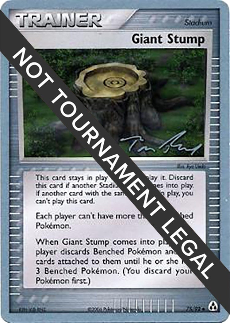 Image for Giant Stump - 2007 (Tom Roos) (75/92) (World Championship Decks) (WCD) - Pokemon