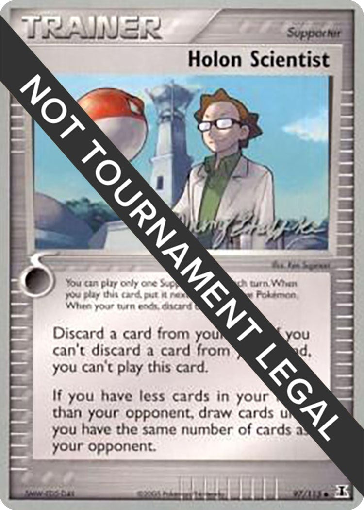 Image for Holon Scientist - 2007 (Jeremy Scharff-Kim) (97/113) (World Championship Decks) (WCD) - Pokemon