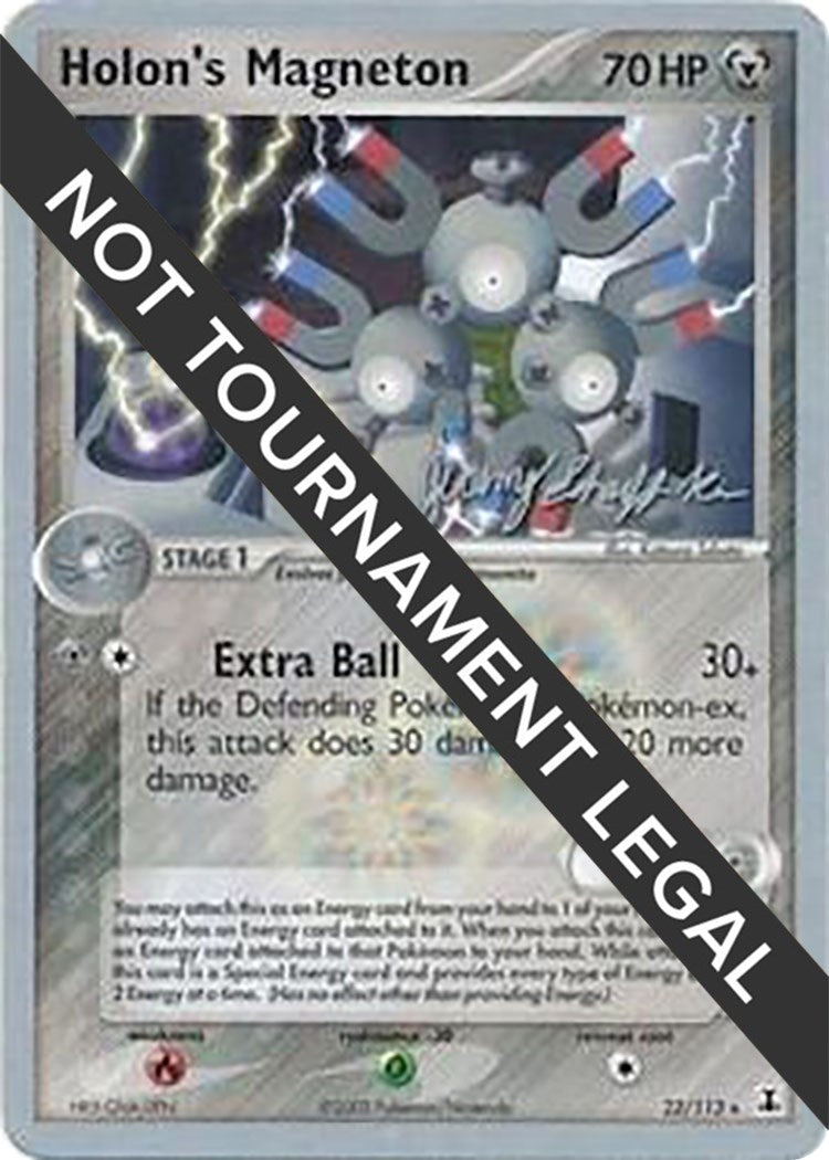 Image for Holon's Magneton - 2007 (Jeremy Scharff-Kim) (22/113) (World Championship Decks) (WCD) - Pokemon
