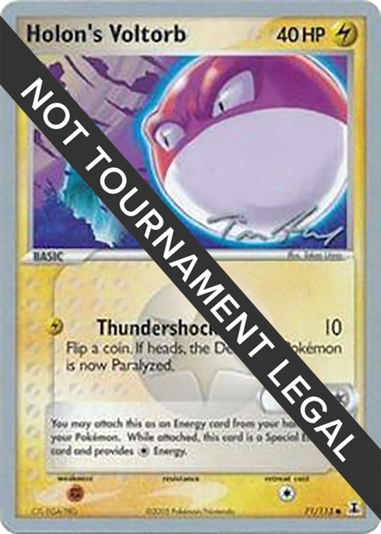 Image for Holon's Voltorb - 2007 (Tom Roos) (71/113) (World Championship Decks) (WCD) - Pokemon