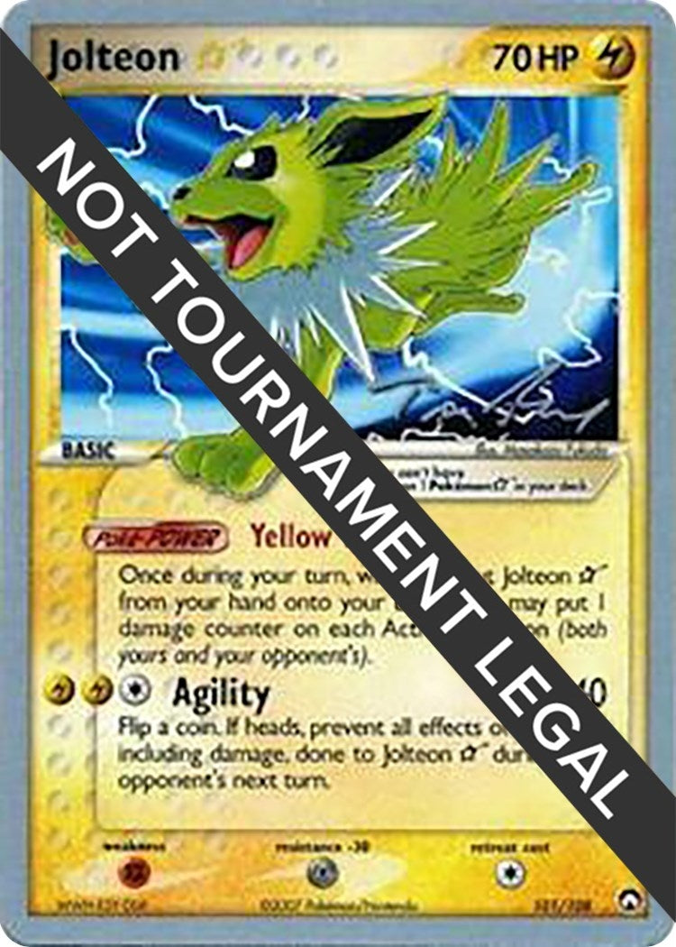 Image for Jolteon Star - 2007 (Tom Roos) (101/108) (World Championship Decks) (WCD) - Pokemon