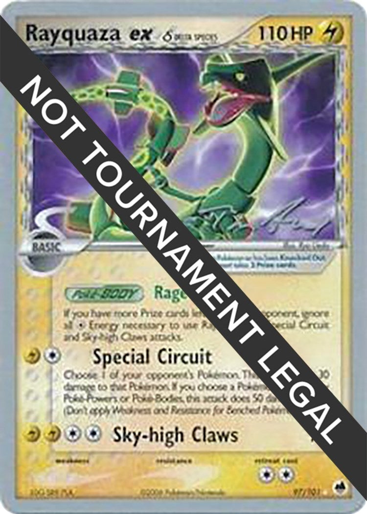 Image for Rayquaza ex (Delta Species) - 2007 (Tom Roos) (97/101) (World Championship Decks) (WCD) - Pokemon