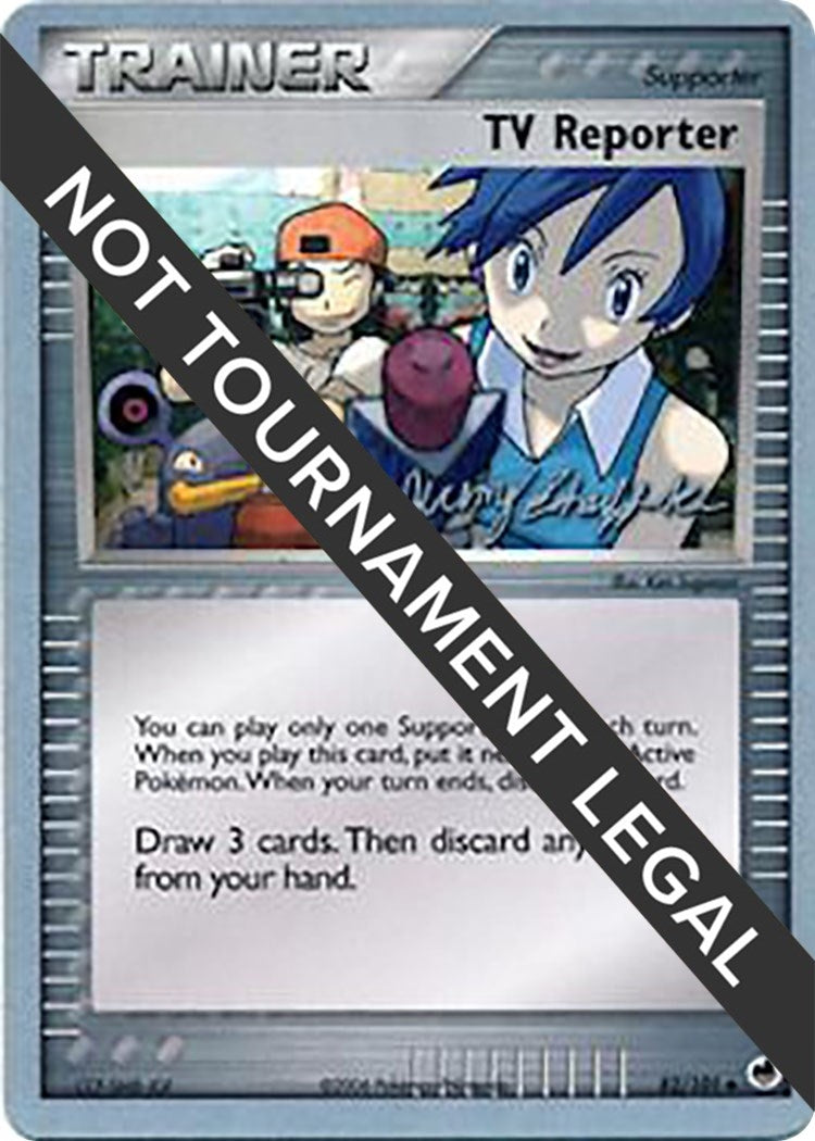 Image for TV Reporter - 2007 (Jeremy Scharff-Kim) (82/101) (World Championship Decks) (WCD) - Pokemon