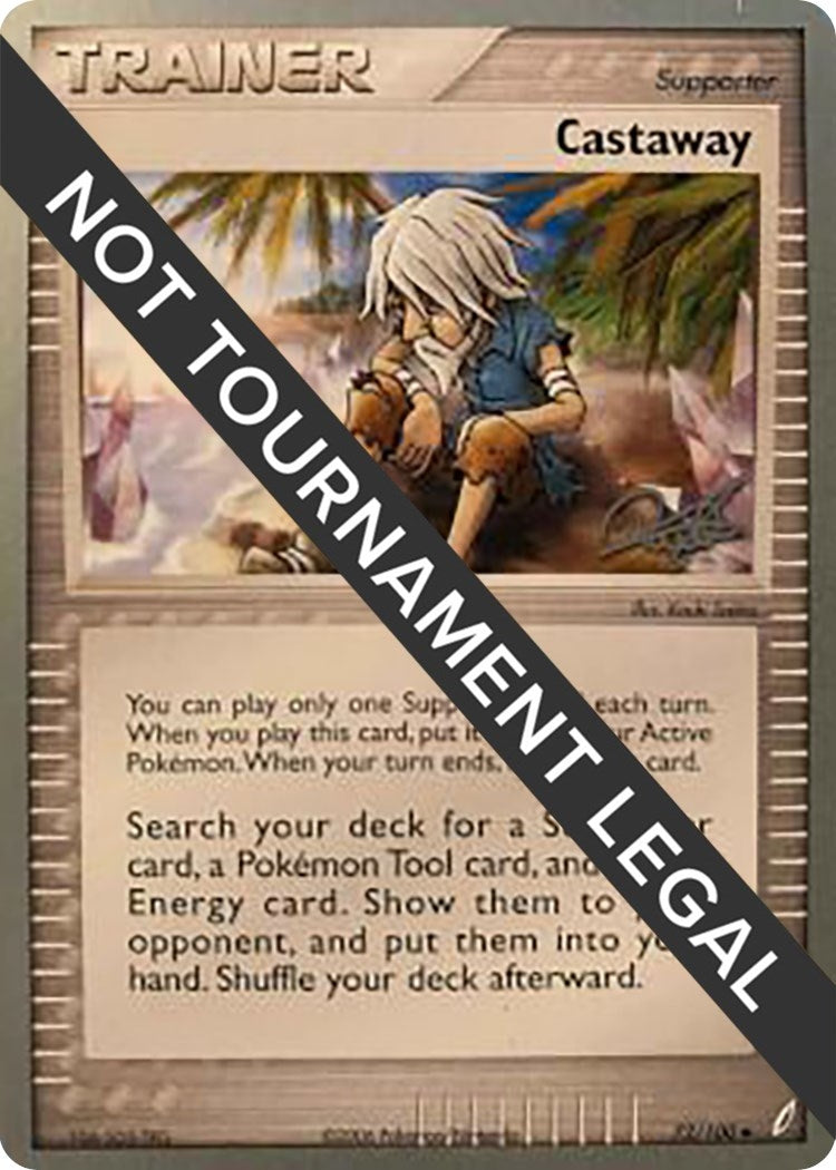 Image for Castaway - 2008 (Paul Atanassov) (72/100) (World Championship Decks) (WCD) - Pokemon