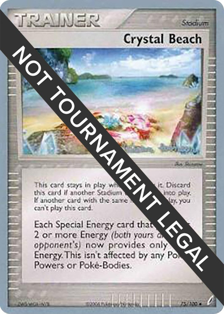 Image for Crystal Beach - 2008 (Tristan Robinson) (75/100) (World Championship Decks) (WCD) - Pokemon
