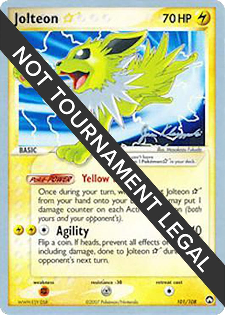Image for Jolteon Star - 2008 (Jason Klaczynski) (101/108) (World Championship Decks) (WCD) - Pokemon