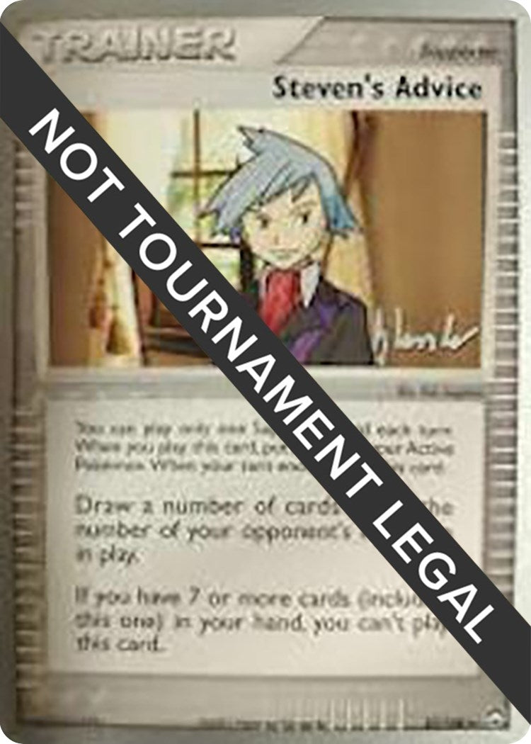 Image for Steven's Advice - 2008 (Dylan Lefavour) (83/108) (World Championship Decks) (WCD) - Pokemon