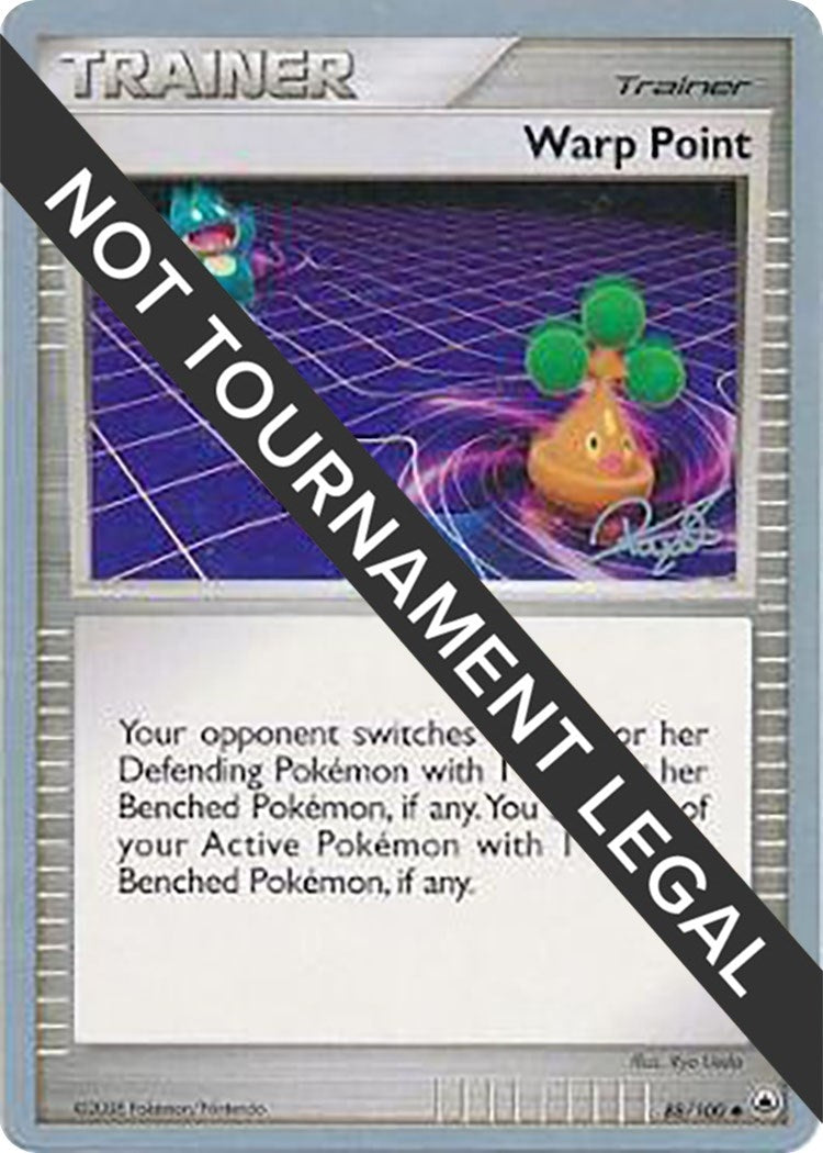 Image for Warp Point - 2008 (Paul Atanassov) (88/100) (World Championship Decks) (WCD) - Pokemon