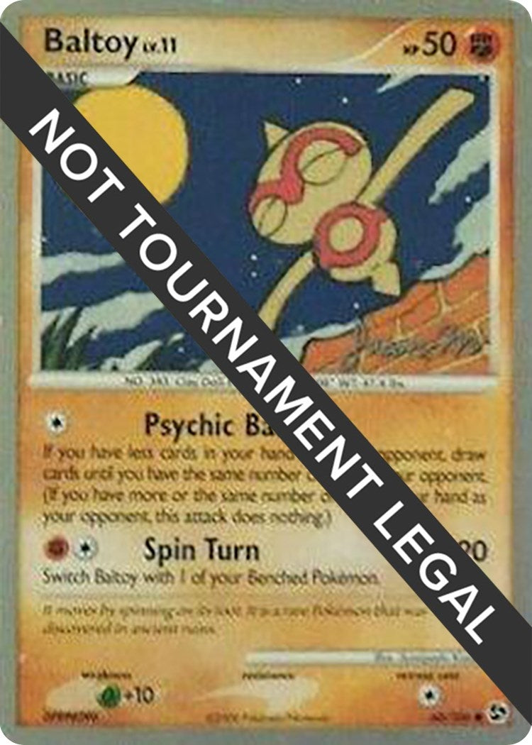 Image for Baltoy - 2009 (Jason Martinez) (60/106) (World Championship Decks) (WCD) - Pokemon