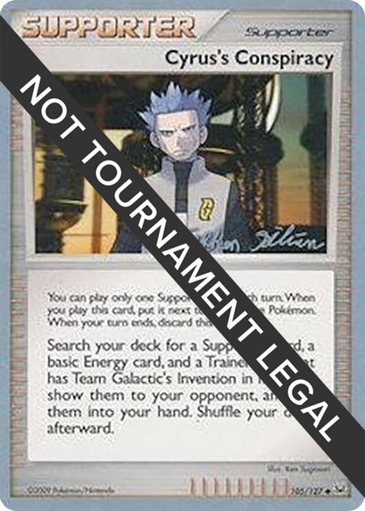 Image for Cyrus's Conspiracy - 2009 (Stephen Silvestro) (105/127) (World Championship Decks) (WCD) - Pokemon