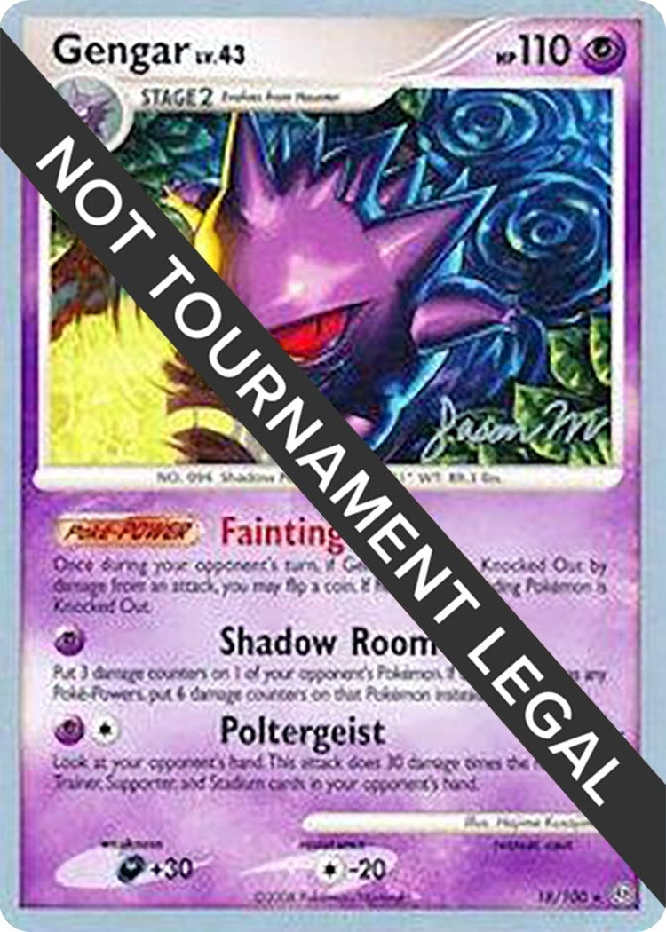 Image for Gengar - 2009 (Jason Martinez) (18/100) (World Championship Decks) (WCD) - Pokemon