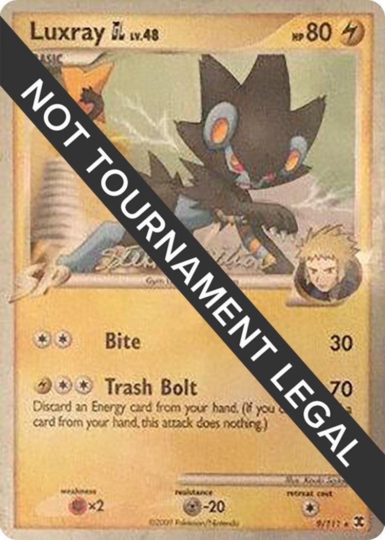 Image for Luxray GL - 2009 (Stephen Silvestro) (9/111) (World Championship Decks) (WCD) - Pokemon
