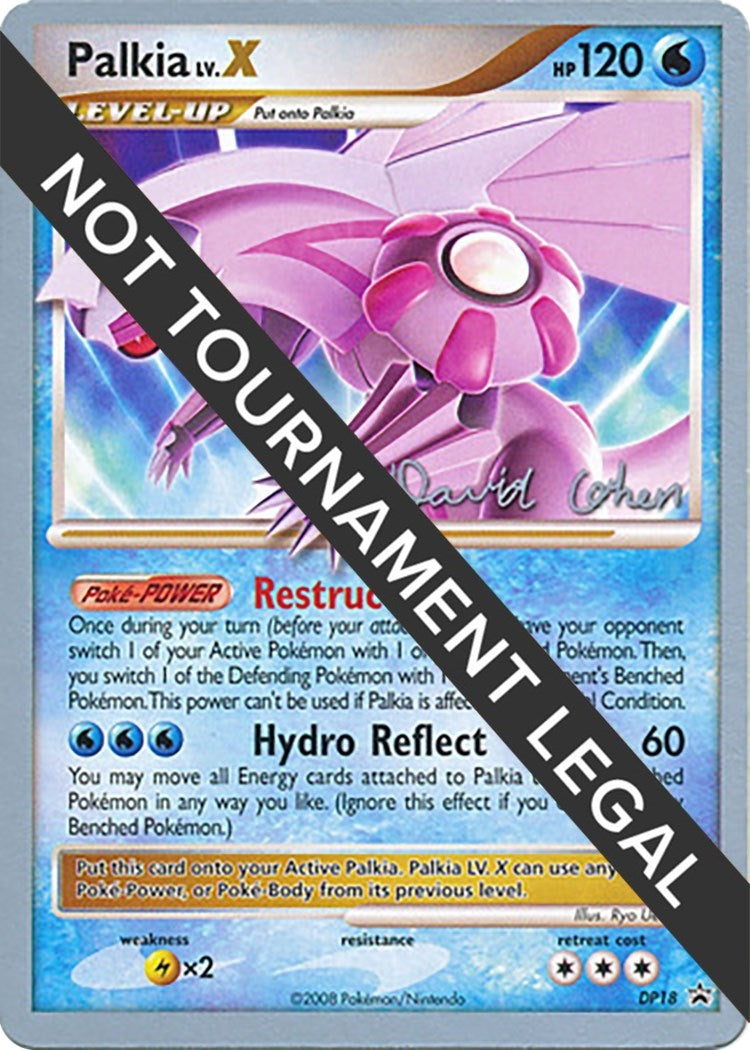 Image for Palkia LV.X - 2009 (David Cohen) (DP18) (World Championship Decks) (WCD) - Pokemon