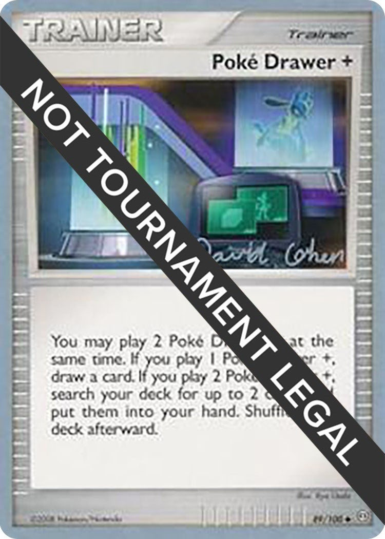 Image for Poke Drawer + - 2009 (David Cohen) (89/100) (World Championship Decks) (WCD) - Pokemon