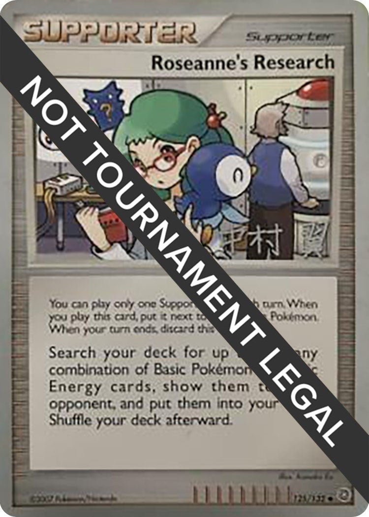 Image for Roseanne's Research - 2009 (Tsubasa Nakamura) (125/132) (World Championship Decks) (WCD) - Pokemon