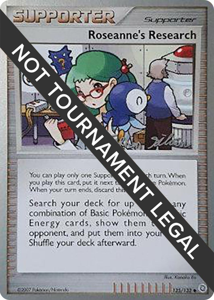 Image for Roseanne's Research - 2009 (Stephen Silvestro) (125/132) (World Championship Decks) (WCD) - Pokemon