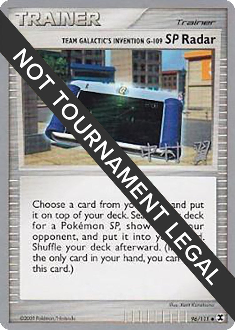 Image for Team Galactic's Invention G-109 SP Radar - 2009 (Tsubasa Nakamura) (96/111) (World Championship Decks) (WCD) - Pokemon