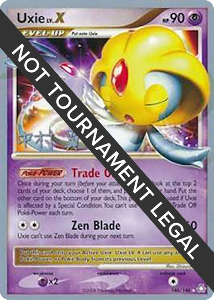 Image for Uxie LV.X - 2009 (Tsubasa Nakamura) (146/146) (World Championship Decks) (WCD) - Pokemon