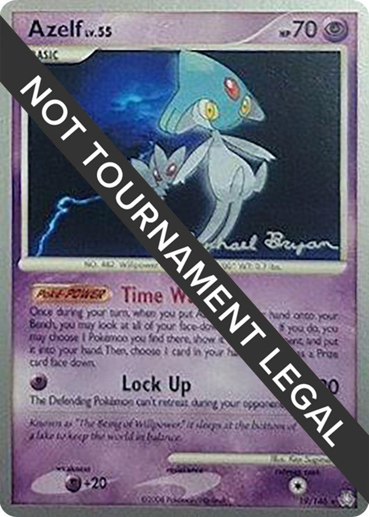 Image for Azelf (19) - 2010 (Mychael Bryan) (19/146) (World Championship Decks) (WCD) - Pokemon