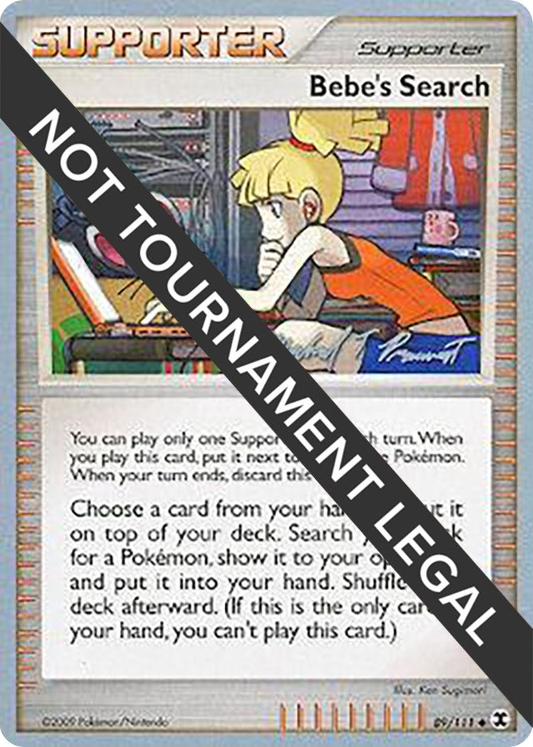 Image for Bebe's Search - 2010 (Michael Pramawat) (89/111) (World Championship Decks) (WCD) - Pokemon