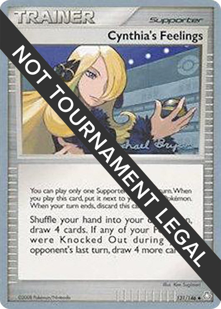Image for Cynthia's Feelings - 2010 (Mychael Bryan) (131/146) (World Championship Decks) (WCD) - Pokemon