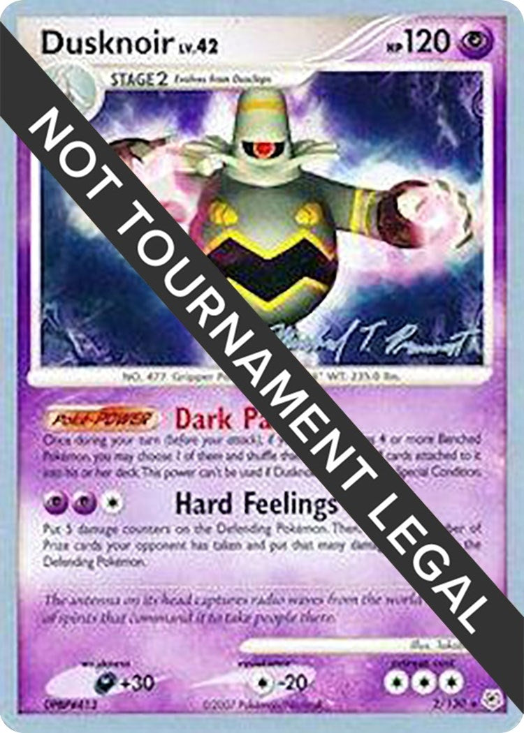 Image for Dusknoir - 2010 (Michael Pramawat) (2/130) (World Championship Decks) (WCD) - Pokemon