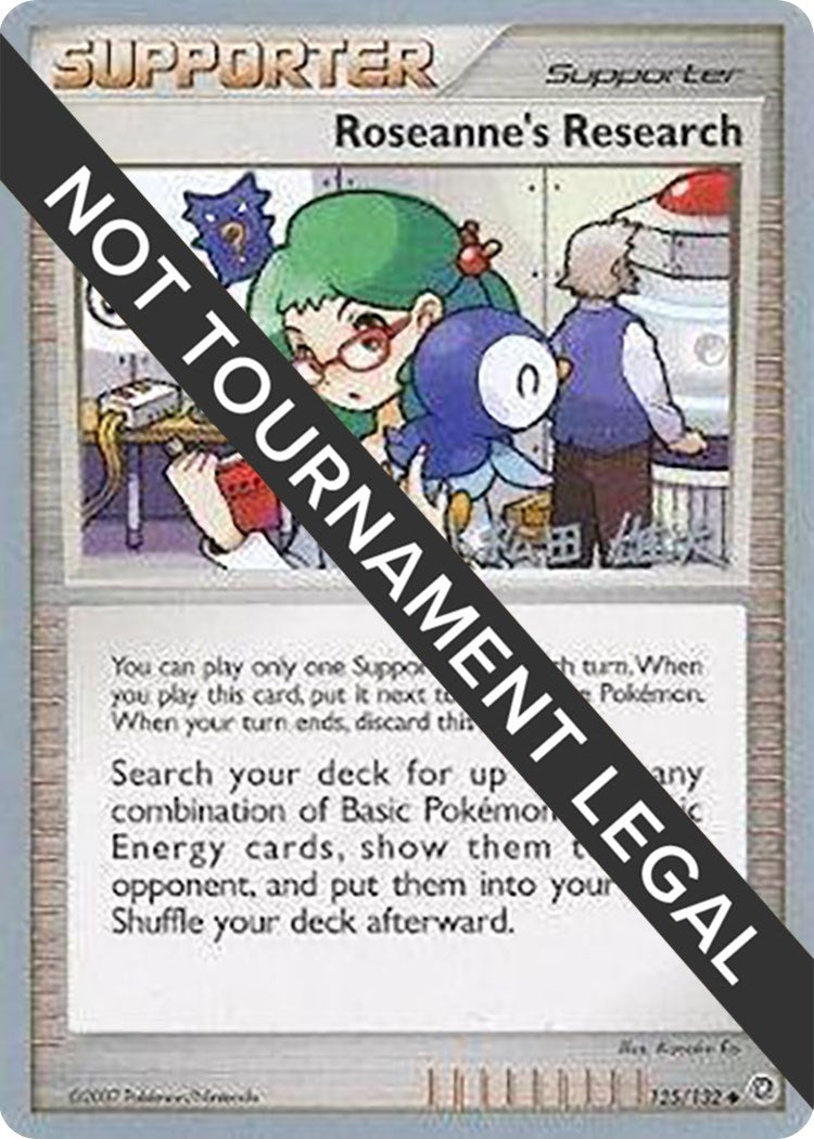 Image for Roseanne's Research - 2010 (Yuta Komatsuda) (125/132) (World Championship Decks) (WCD) - Pokemon