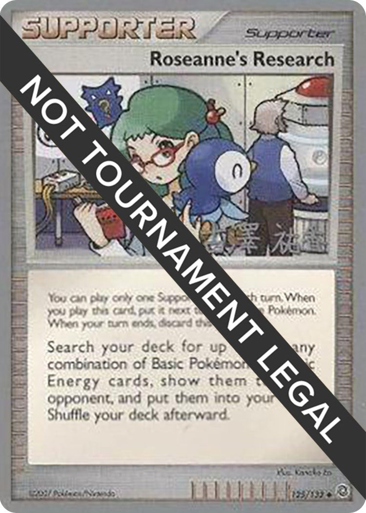 Image for Roseanne's Research - 2010 (Yuka Furusawa) (125/132) (World Championship Decks) (WCD) - Pokemon
