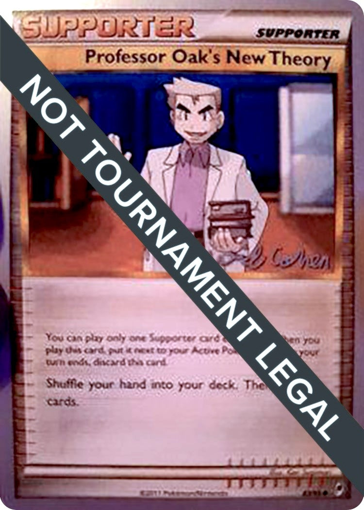 Image for Professor Oak's New Theory - 2011 (David Cohen) (83/95) (World Championship Decks) (WCD) - Pokemon