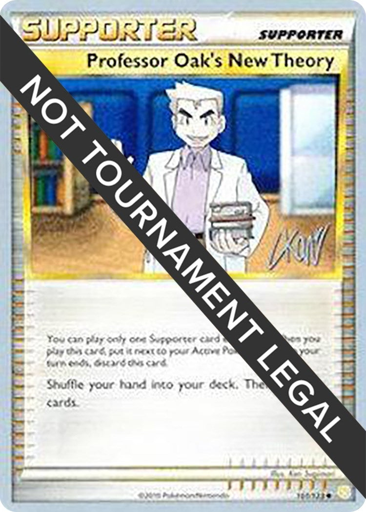 Image for Professor Oak's New Theory - 2011 (Christopher Kan) (101/123) (World Championship Decks) (WCD) - Pokemon