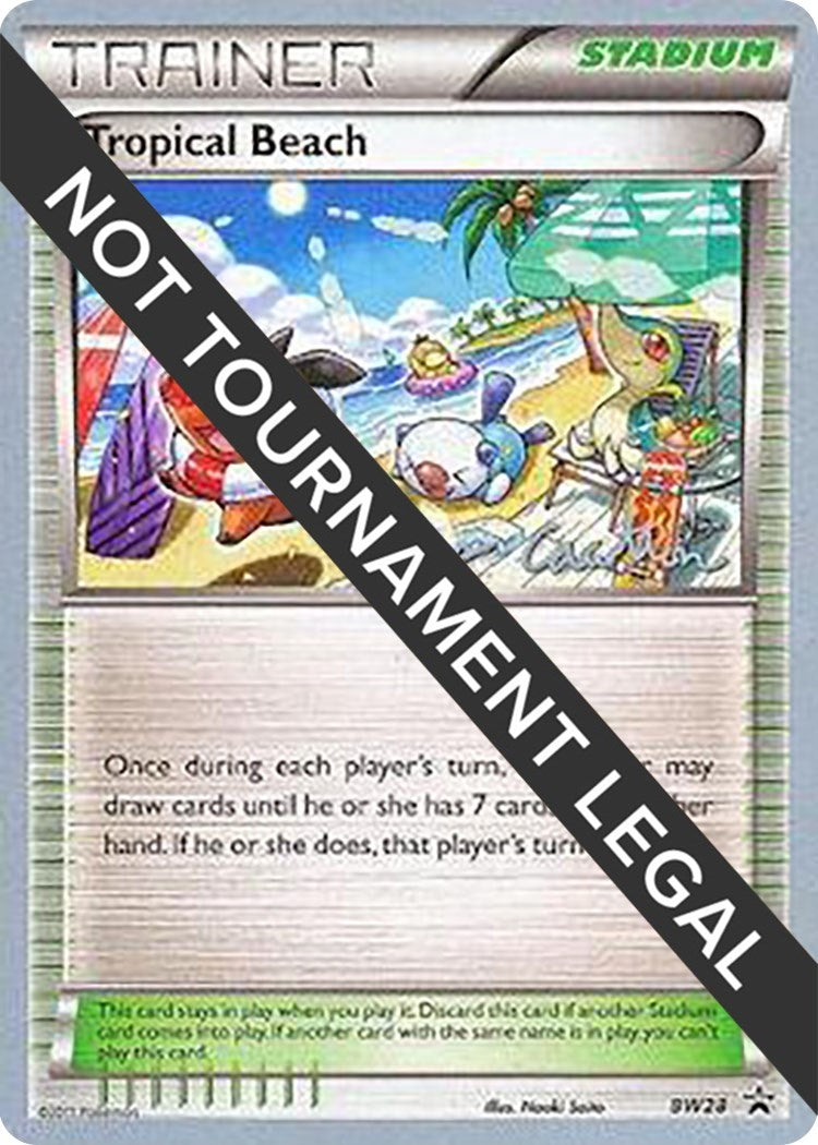 Image for Tropical Beach - 2011 (Ross Cawthon) (BW28) (World Championship Decks) (WCD) - Pokemon