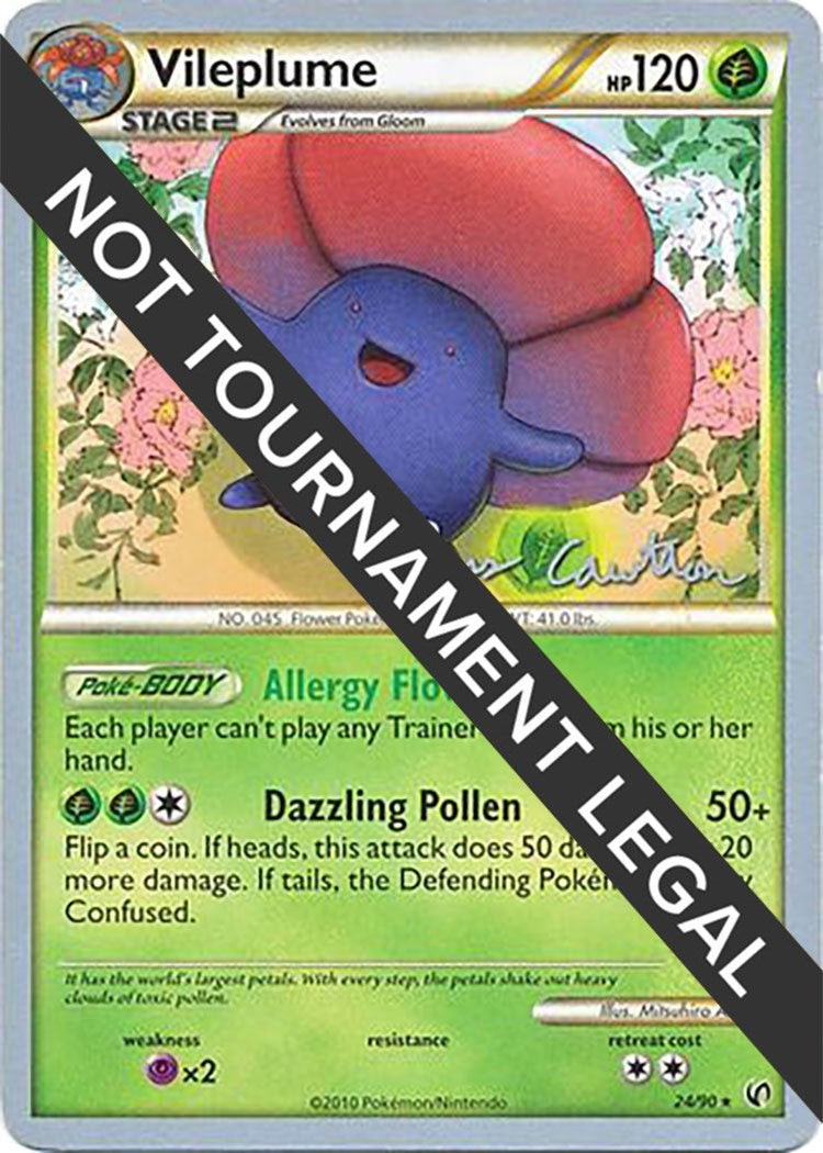 Image for Vileplume - 2011 (Ross Cawthon) (24/90) (World Championship Decks) (WCD) - Pokemon