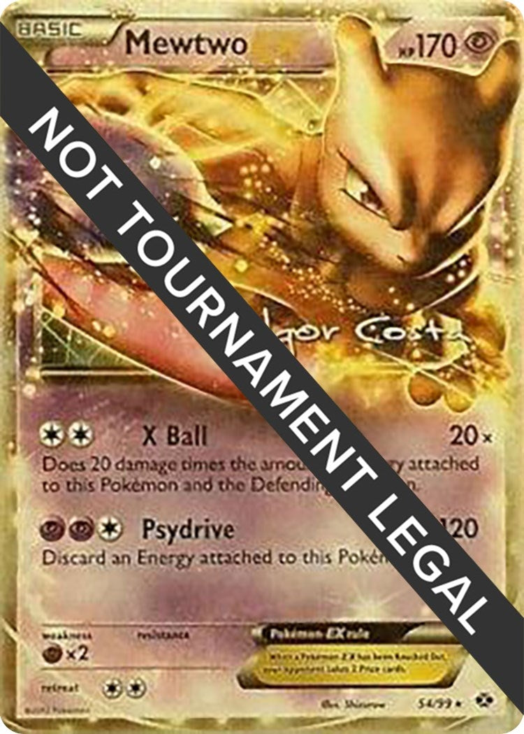 Image for Mewtwo EX - 2012 (Igor Costa) (54/99) (World Championship Decks) (WCD) - Pokemon