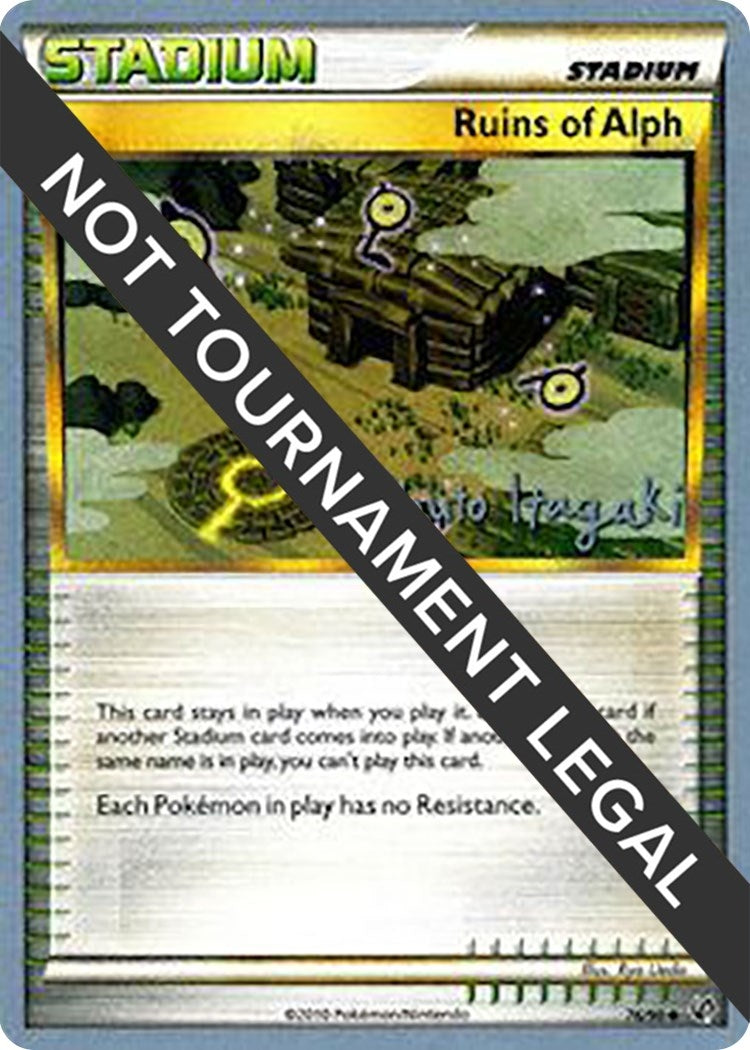 Image for Ruins Of Alph - 2012 (Shuto Itagaki) (76/90) (World Championship Decks) (WCD) - Pokemon