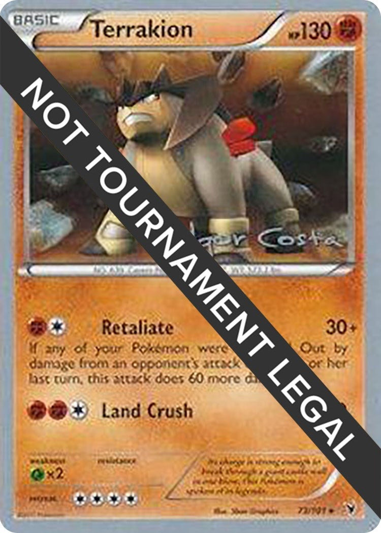 Image for Terrakion - 2012 (Igor Costa) (73/101) (World Championship Decks) (WCD) - Pokemon
