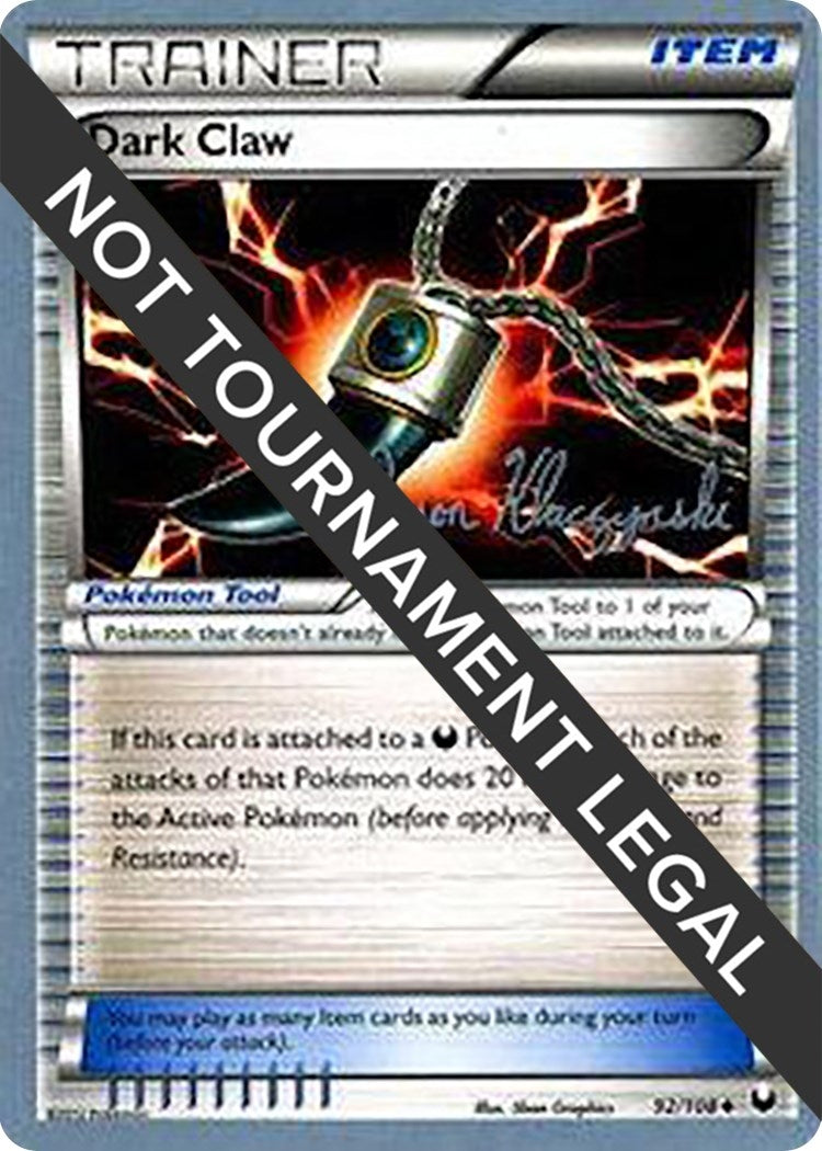 Image for Dark Claw - 2013 (Jason Klaczynski) (92/108) (World Championship Decks) (WCD) - Pokemon