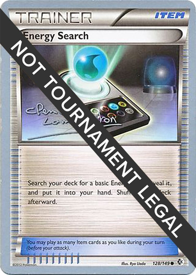 Image for Energy Search - 2013 (Clement Lamberton) (128/149) (World Championship Decks) (WCD) - Pokemon