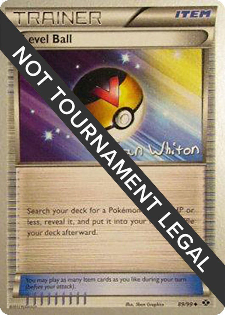 Image for Level Ball - 2013 (Ian Whiton) (89/99) (World Championship Decks) (WCD) - Pokemon