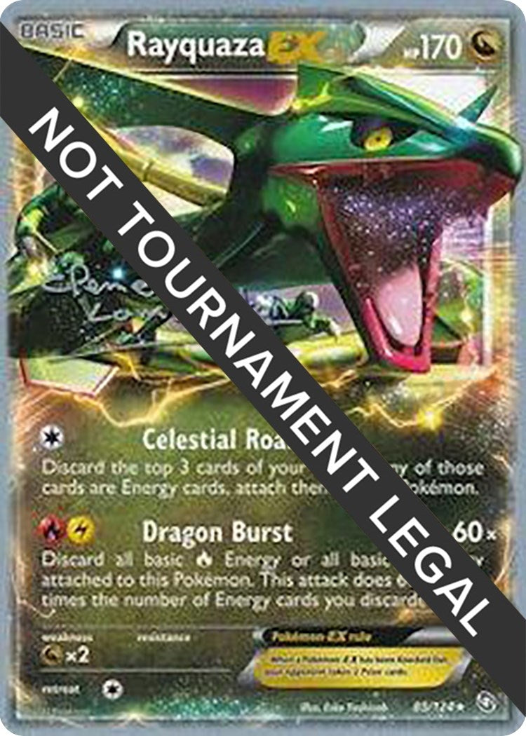 Image for Rayquaza EX - 2013 (Clement Lamberton) (85/124) (World Championship Decks) (WCD) - Pokemon