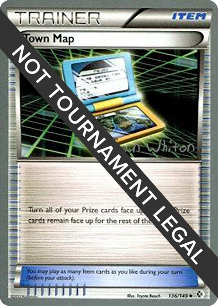 Image for Town Map - 2013 (Ian Whiton) (136/149) (World Championship Decks) (WCD) - Pokemon
